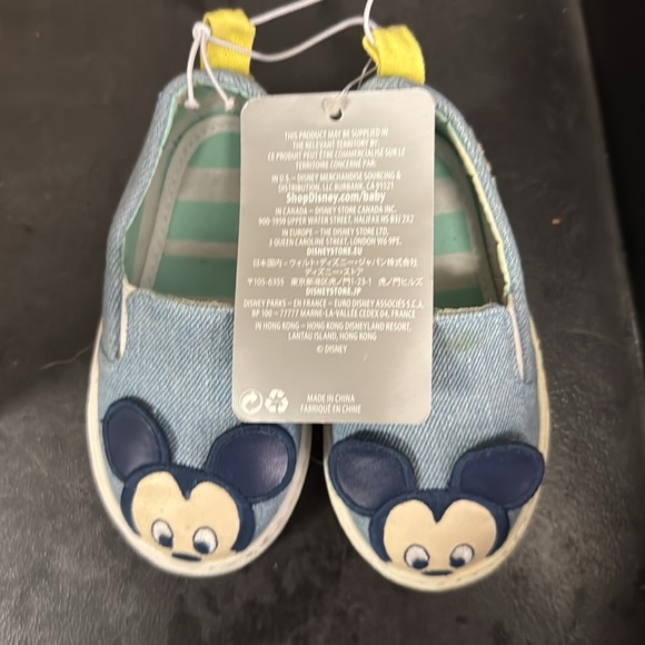 Disney 18-24 month baby Mickey Mouse slip on shoes - Picture 3 of 5